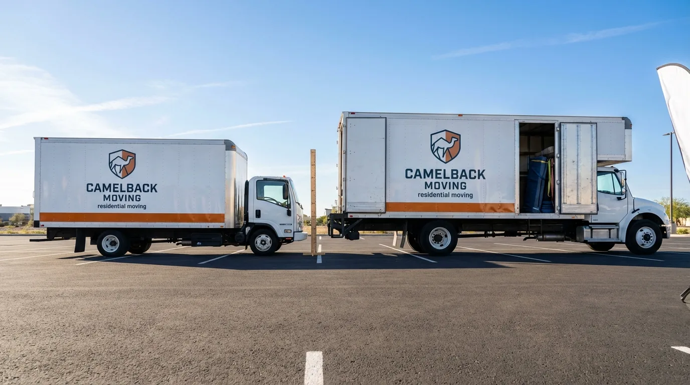 Moving truck size capacity guide in East Stroudsburg